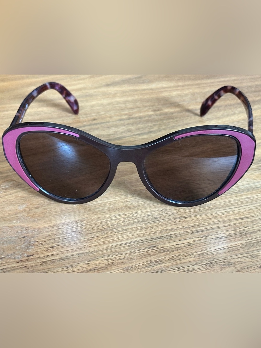 Prada Cat-Eye SPR14U YEO-6X1 Sunglasses